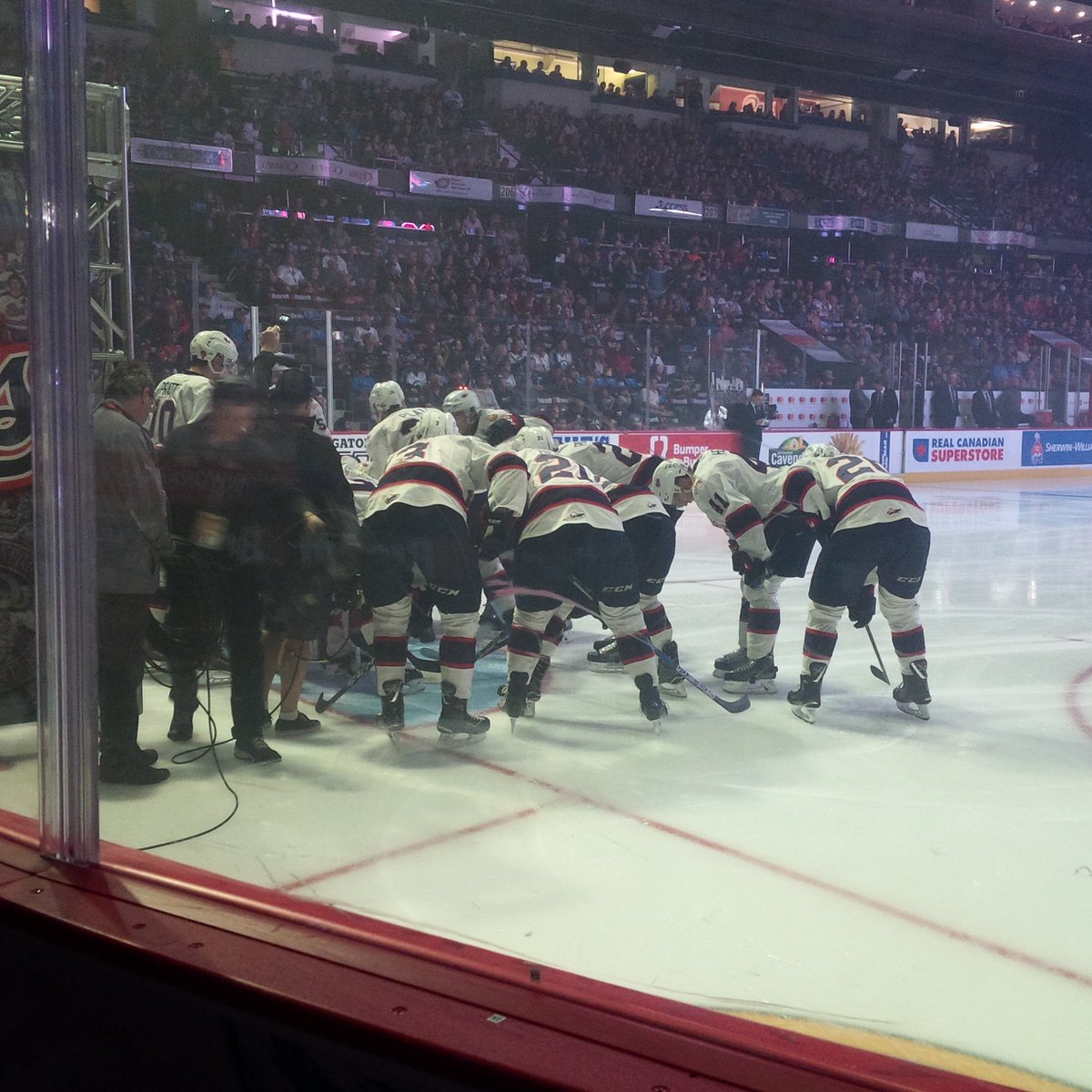 Big_G_09's tweet photo. It's a madhouse in here! #SCvsREG #WHL #MMC100 #gameon 👊 https://t.co/TJnhvcFZCp