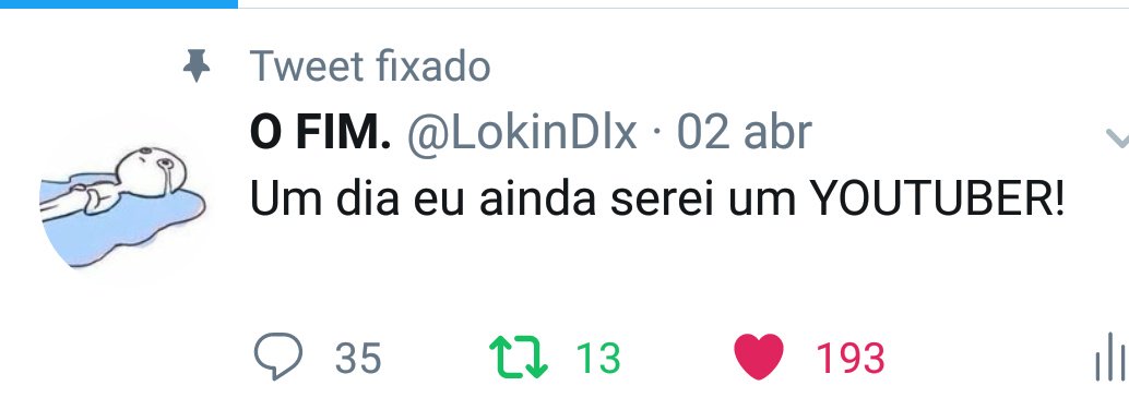 Eu queria, mais tiraram de mim meu sonho covardemente 😭.