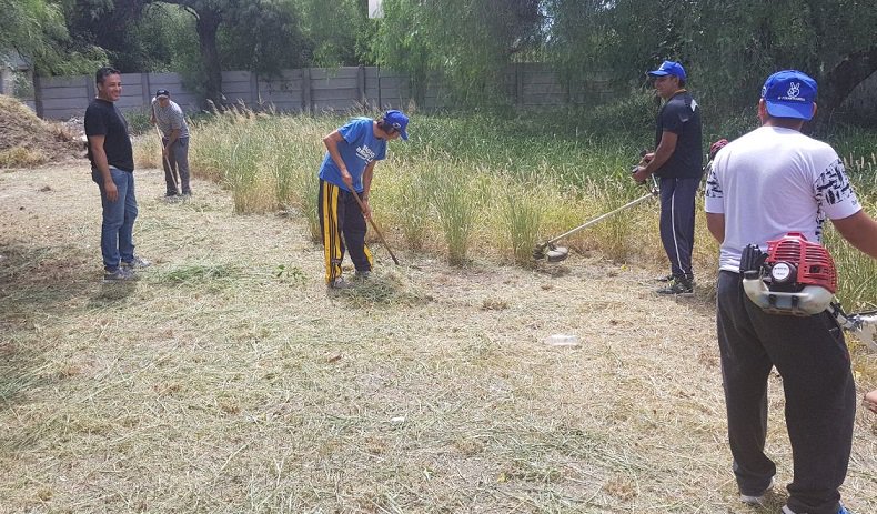 Losllanosonline's tweet photo. Chamical: Continúan los desmalezamientos en escuelas del departamento>>>https://t.co/nxjhIFjGOD https://t.co/CBTT8GPZQe