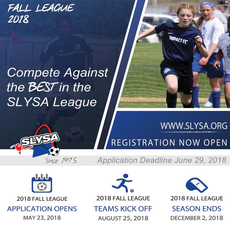 SLYSA League on Twitter "Application for SLYSA fall 2018 is now open