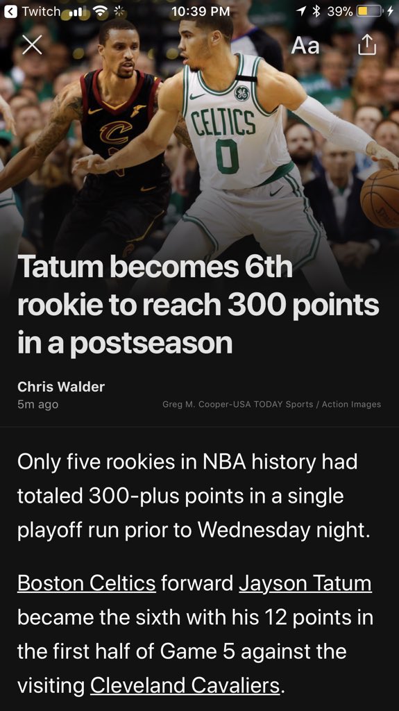paulyc1117's tweet photo. Atta boy @jaytatum0. @ItsShake4ndbake #HesARookie https://t.co/8tI9NeCl5Z