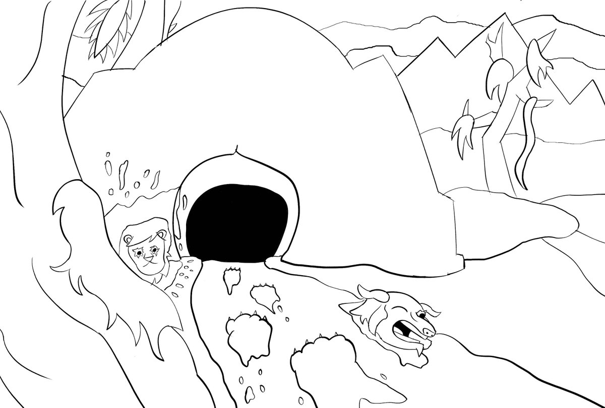 RobertMisirian's tweet photo. A jungle background I did. I'll color this eventually.
#jungle #animated #backgrounddesign #blackandwhite #animatedstyle #monster #beast #creature #buffalo #lion #carcass #killerbeast #wildanimal #wild #savage #monstrosity #cave #tropical #blood #vine #mountain #clouds https://t.co/jMv0wBrKl1