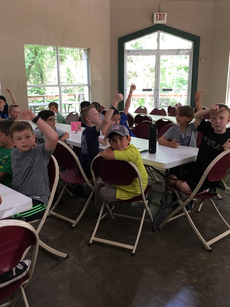 AmyLouWessels's tweet photo. #waexcels- What do you do when you get to camp? Eat and celebrate. https://t.co/IV8v9SJhZy