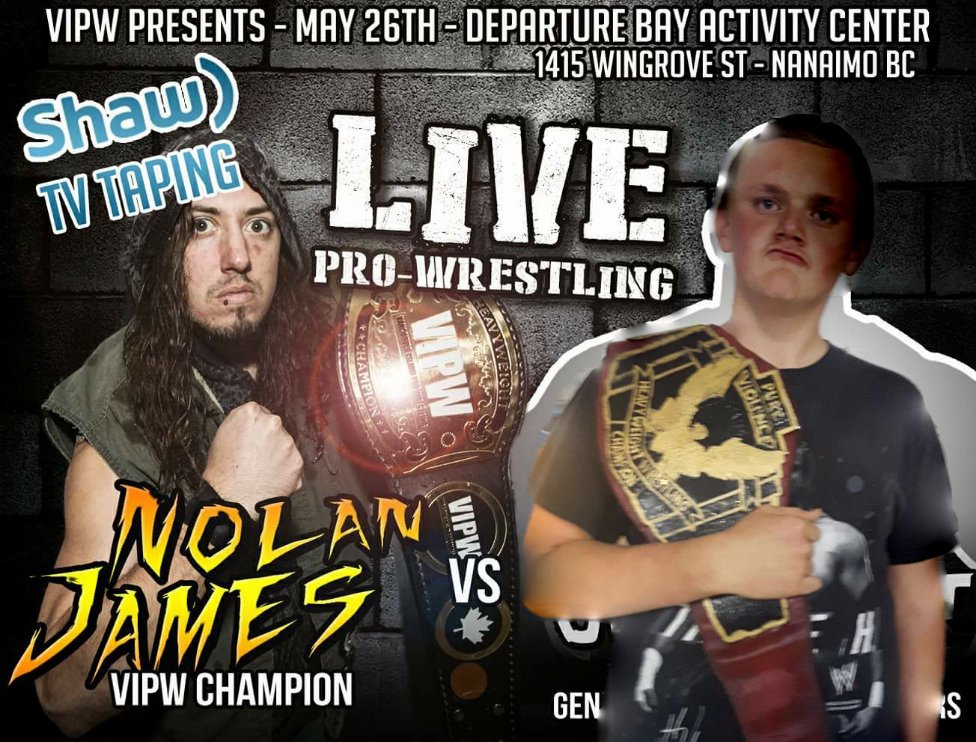 Judging by the silhouette on the poster I think I've got some leads on who my #mysteryopponent will be in #Nanaimo  #WrestlingWednesday #prowrestling #indywrestling #pwacanada #VIPW   #survivor  #stonecold #steveaustin #vincemcmahon #goldberg #wwe #wrestlingbuddies #hulkhogan