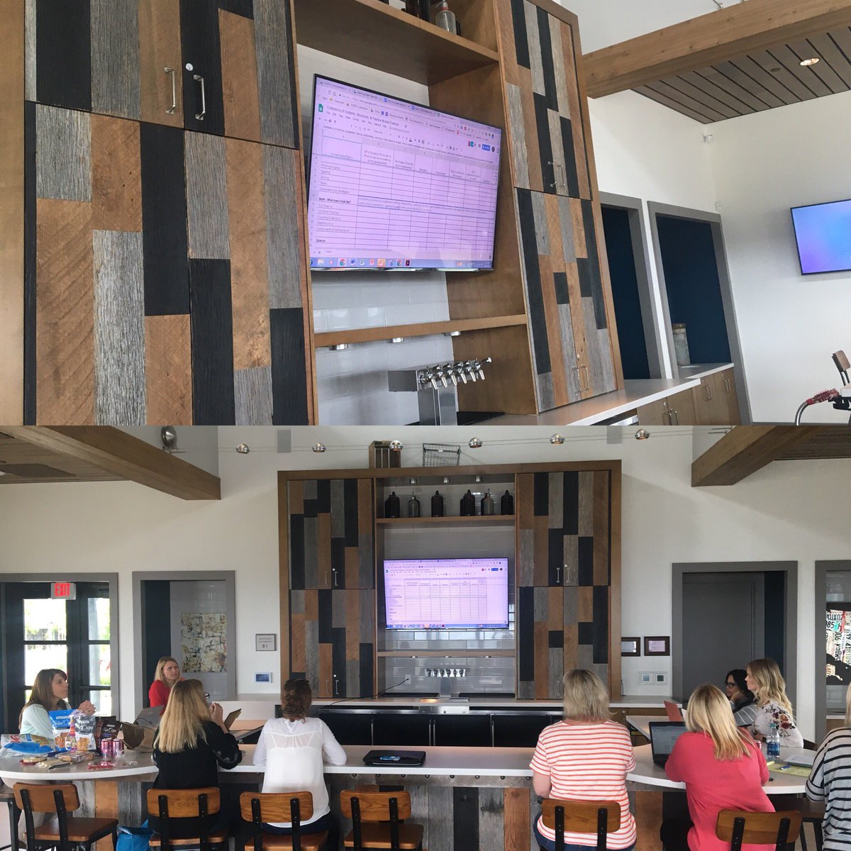 JRWellikson's tweet photo. What’s on tap at the Hill Top.......Math!!!!  The Hawk staff having powerful converations.   #EsenciaCUSD #EsenciaHawks https://t.co/6vZlD7jOdW