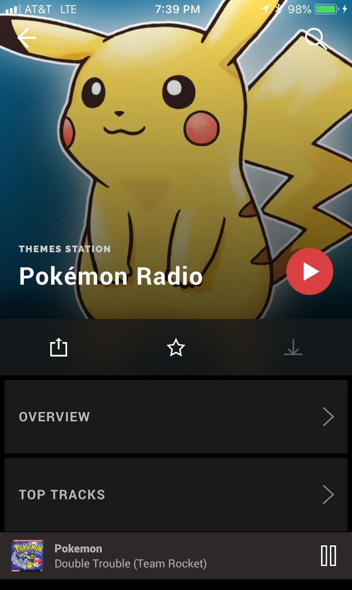 LiminKitty's tweet image. I have a few hours on the road this evening and decided to browse through my music apps to find some good tunes. I think I may have found the perfect station to listen to. 

Oh the nostalgia. 
#SlackerRadio #Pokemon