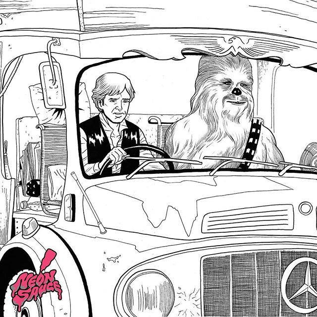neonsauceonline's tweet photo. #HanSolo!? Who he? Not so long ago and a lot closer to home “Hang Sulu” &amp; “Chew Bak Kah” made the Kelantan run in less than 12 parsecs. This poster, along with the rest of @leftyjulian’s #TamanSriAngkasa series is on sale in our online store at neonsauce… https://t.co/9DJKPymgH9 https://t.co/53hgwF5cE7