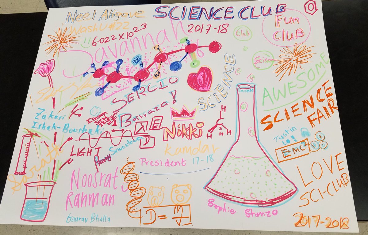 SandyKulkarnee's tweet photo. Expressing #ScienceLove with #SciArt Way to go #AHSScienceClub #AHSEagleLife https://t.co/tyWaXeauIO