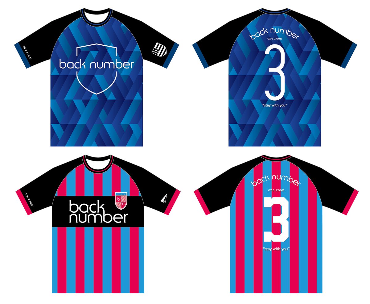 Back Number Staff Back Number Dome Tour 18 Stay With You 開催に先駆けて オフィシャルファンクラブ One Room 会員様限定でサッカーシャツの先行受注販売を行います 今回のみ特別に このサッカーシャツを含めたオンラインショップでのご注文