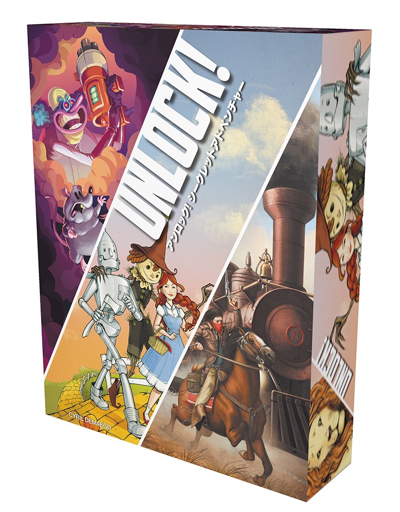 ホビージャパン ゲームツィート 新製品案内 本日 アンロック シークレットアドベンチャー 日本語版の案内を各取引先様に送付いたしました 今回は ノーサイド物語 彼が戻ってきた ツームストーン急行 オズの冒険者たち の3本 近日中