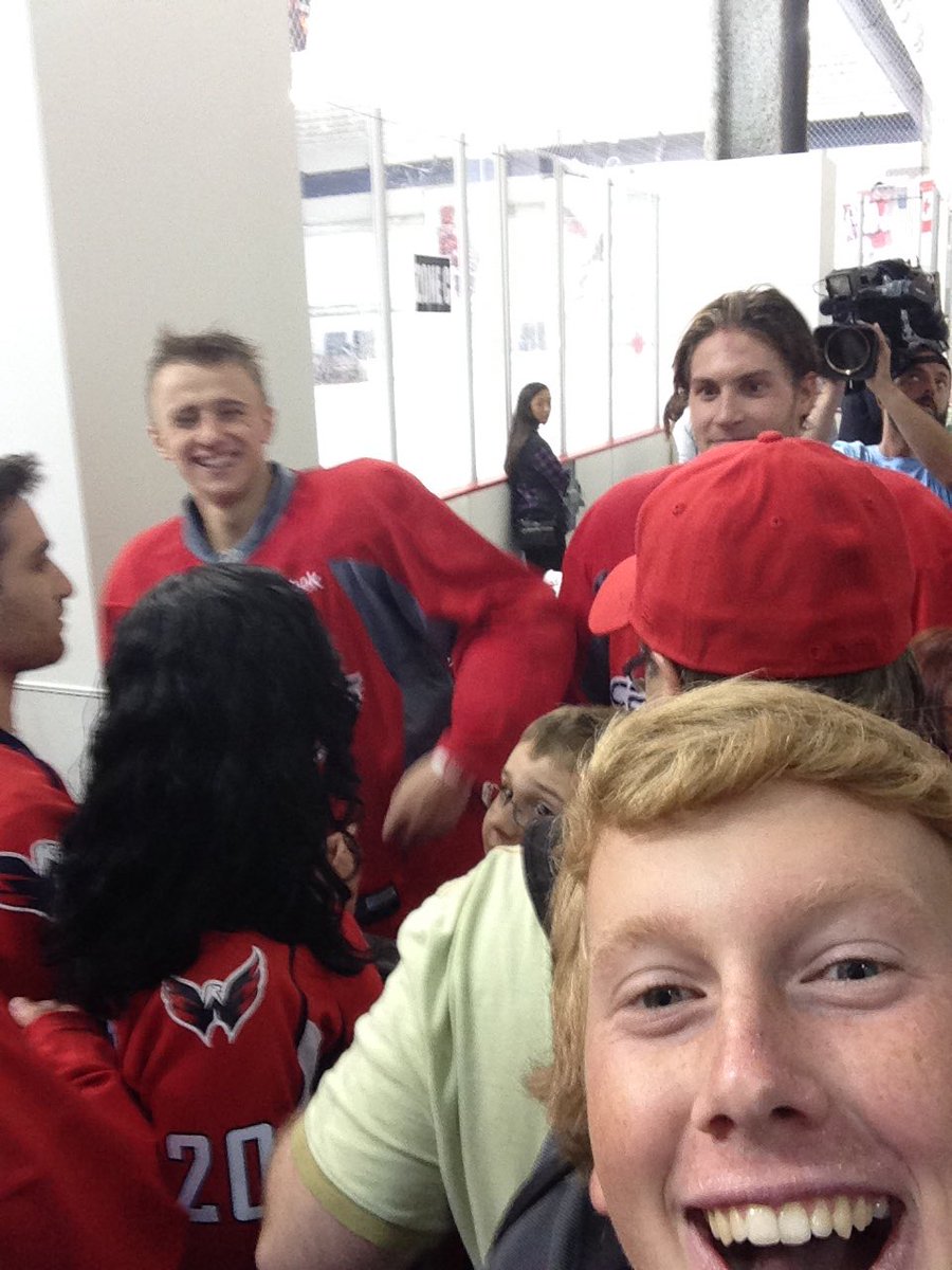 LebrownJames22's tweet photo. Jakub Vrana and I circa 2014. Boy have we come far as friends #ALLCAPS https://t.co/r1f5ViUl8d