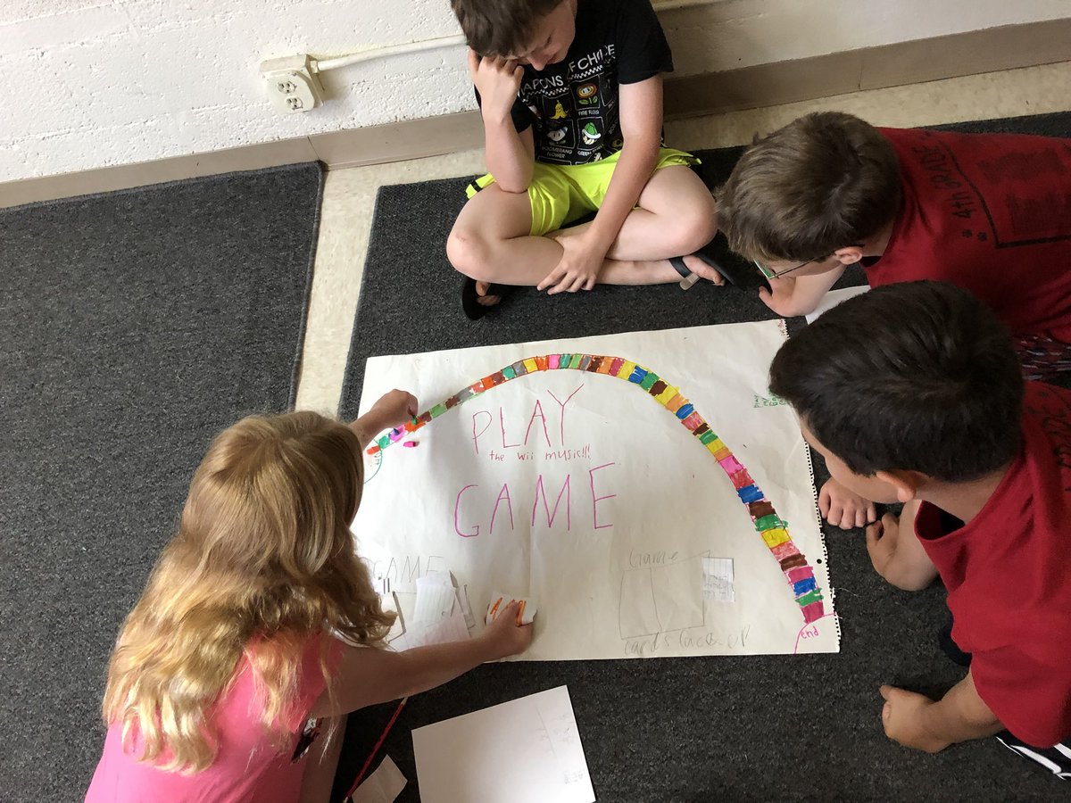 MrsHartman2018's tweet photo. Mr. Stockdale’s class got to play each other’s games today! #ccr3rocks https://t.co/eOOkARkZn1