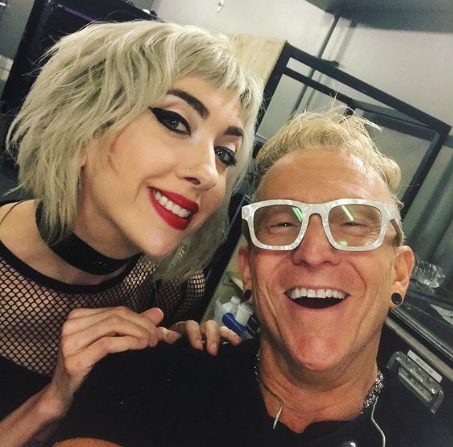 markyplanet's tweet photo. Me and my bestie rhythm partner pre show happy! @EvaGardner @markyplanet @pink @CBBankArena https://t.co/n9Qo2vuS7H