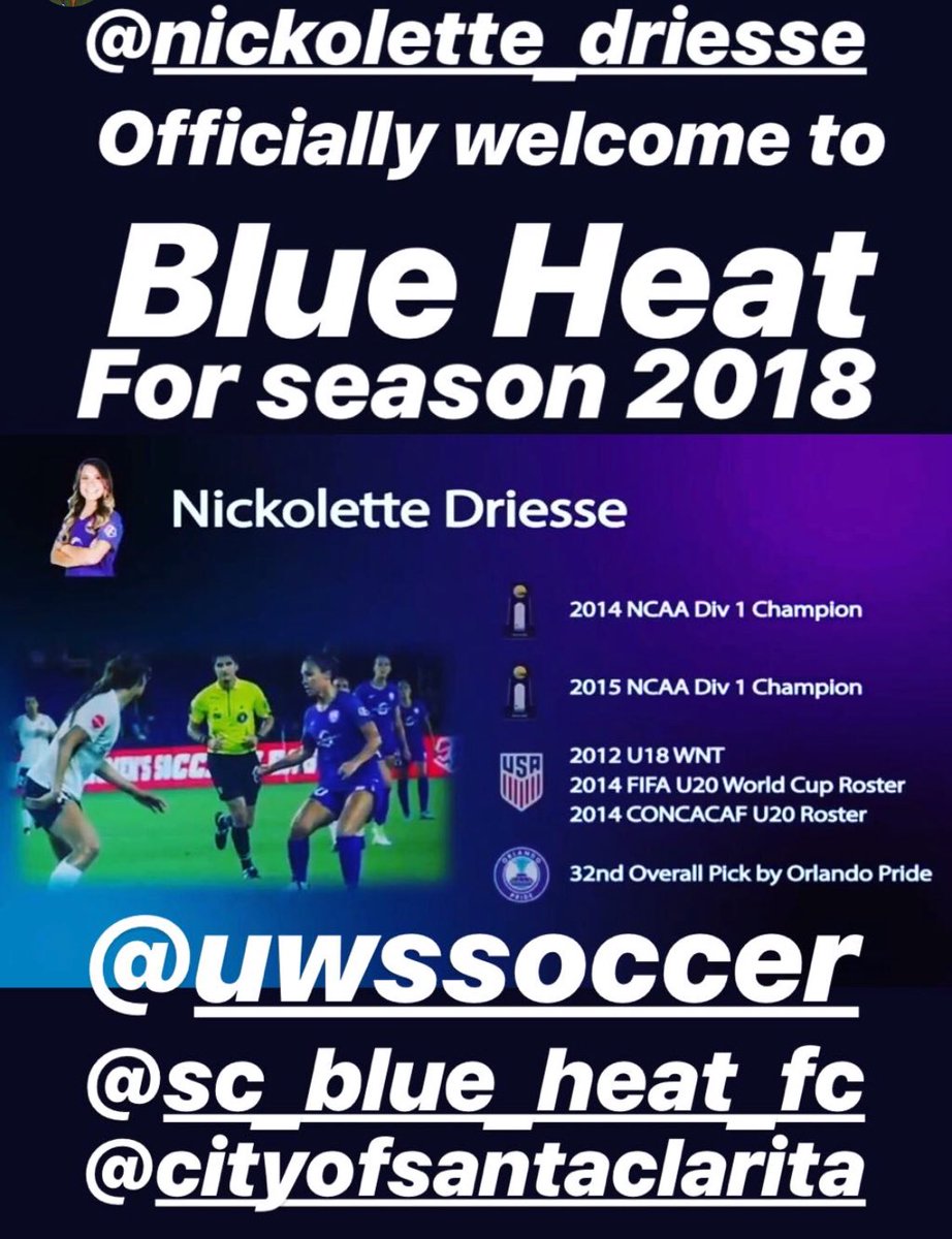 SCBlueHeat's tweet photo. Officially welcome to Blue Heat #supportlocalsoccer https://t.co/FSrxVr6NdV