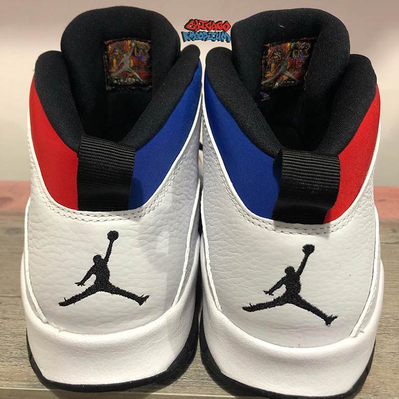 blue and red jordan 10s