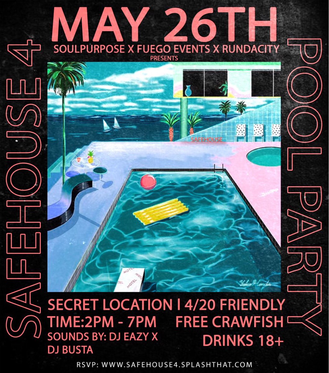 EventsMuyFuego's tweet photo. May 26th - #SAFEHOUSE4 #SafehouseXXXPERIENCE 

June 2nd - #FuckUpTheCity

June 9th - #FurlysPlayHouse 
Foam Party Edition https://t.co/YowxYpgS8N