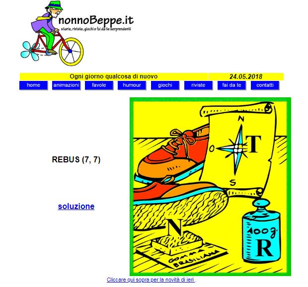 enigmiintellig1's tweet photo. ogni giorno qualcosa di nuovo https://t.co/ibJoEWqQ2m
#nonnobeppe #nbeditore #giochi #games #albertoalbusbustreo #divertimento #alberto_albus_bustreo #nonno_beppe #rebus #enigmistica #passatempi https://t.co/jataYkHJyB