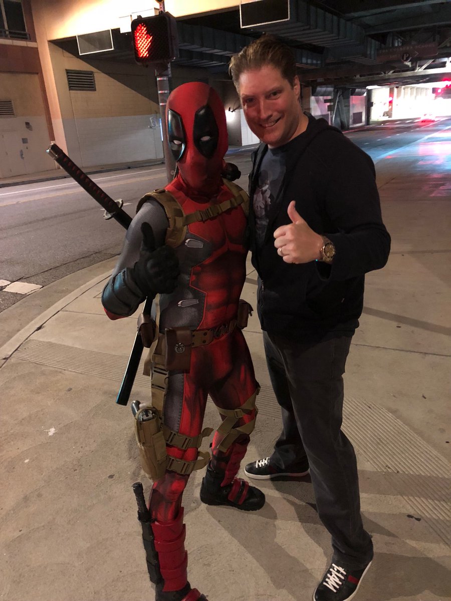 seankanan's tweet photo. Good to know Deadpool is making the streets safe. #deadpool https://t.co/5Yy8fygpfJ