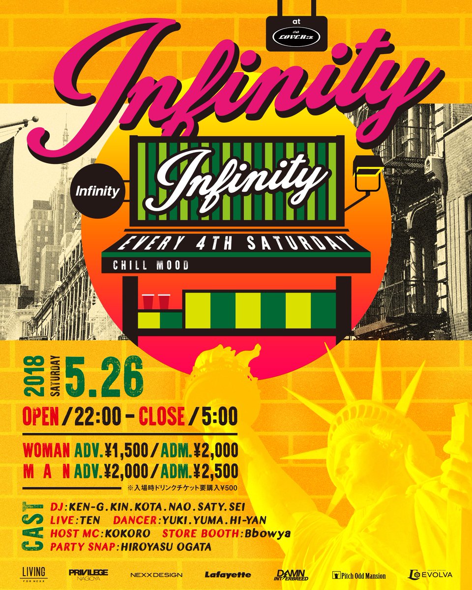 INFINITY_SAT's tweet photo. This Saturday

Infinity at club LOVER:z

22:00 start

❤️💚💖 https://t.co/4B5j8cYLt5