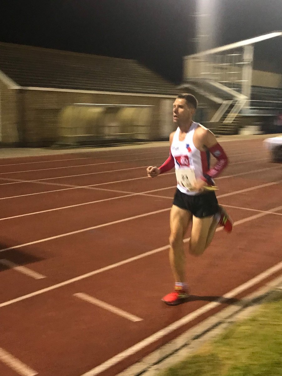 Runner 100 <a href="/mickymarathon/">Michael Kallenberg</a> is off <a href="/10kRAF100/">RAF 100x10k Relay</a>. Honoured to be part of this World record attempt, personally running at 3am on Tuesday morning clocking a solo 35.22. It’s  impressive with this many people here at 5 in the morning to witness the final stages and 4hours 22minutes up!