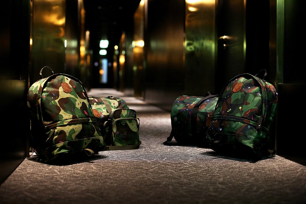 billionaire boys club duffle bag