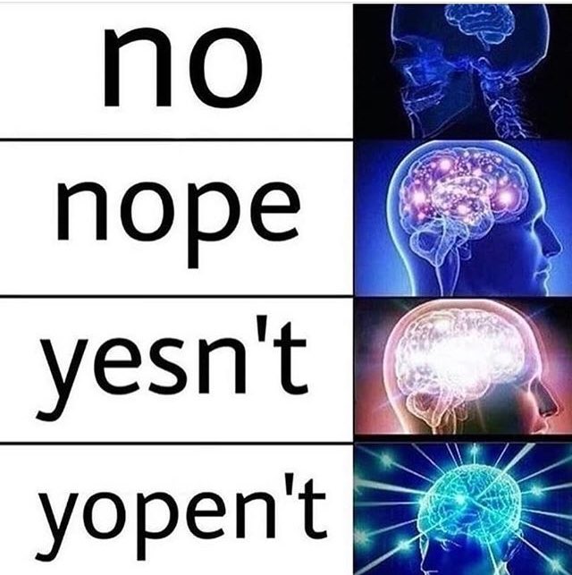 thecomedy15's tweet photo. Yes Sir “e”
#no #meme #memes #dank dankmemes https://t.co/3SqbwioqA0