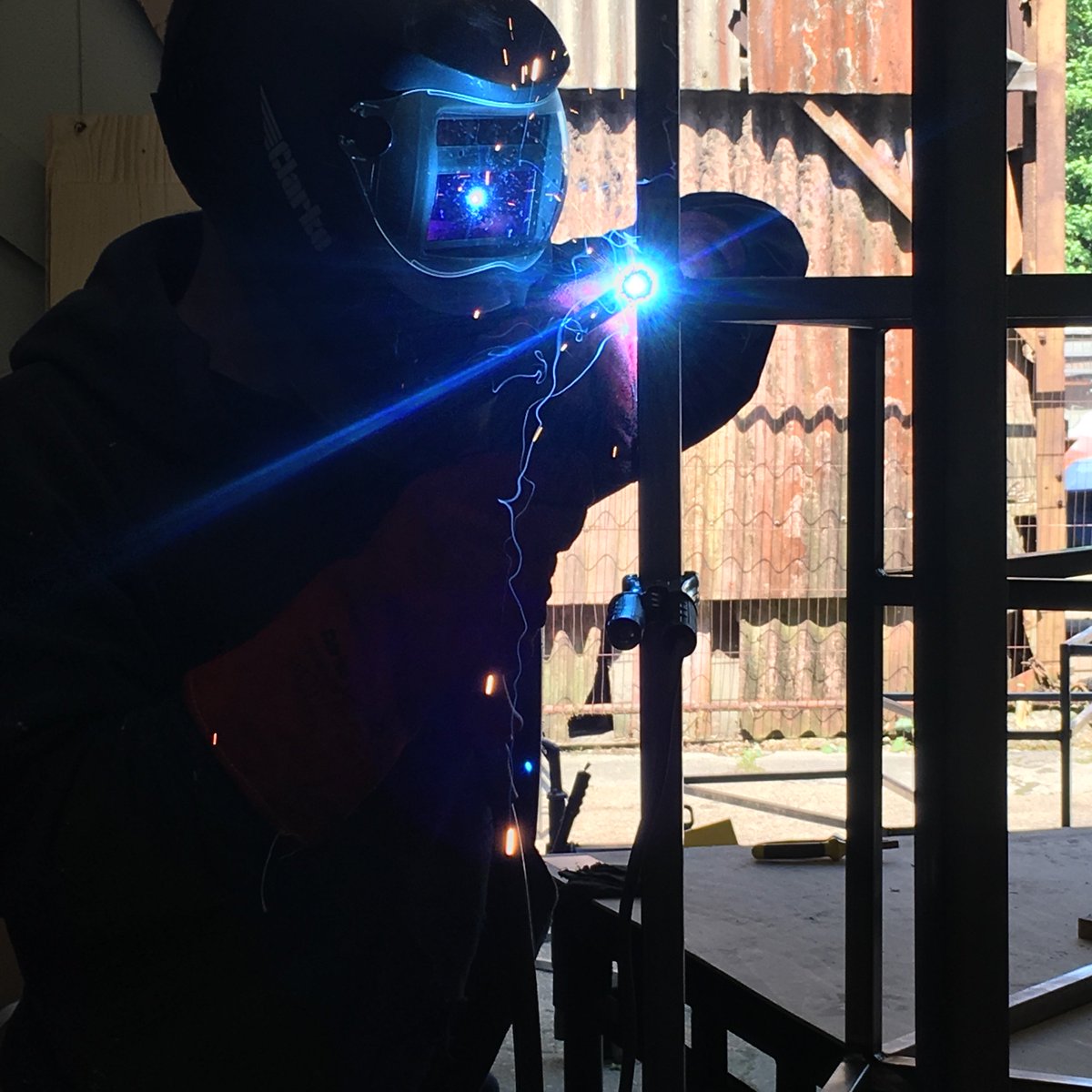 productions_m3's tweet photo. In preparation for our new scenery workshops we have invested in larger metal fabrication equipment... just in time for our Les Misérable barricade build! #m3design #scenerydesign #metalworkshop #welding #lesmiserable https://t.co/Pe9dkhuEUL
