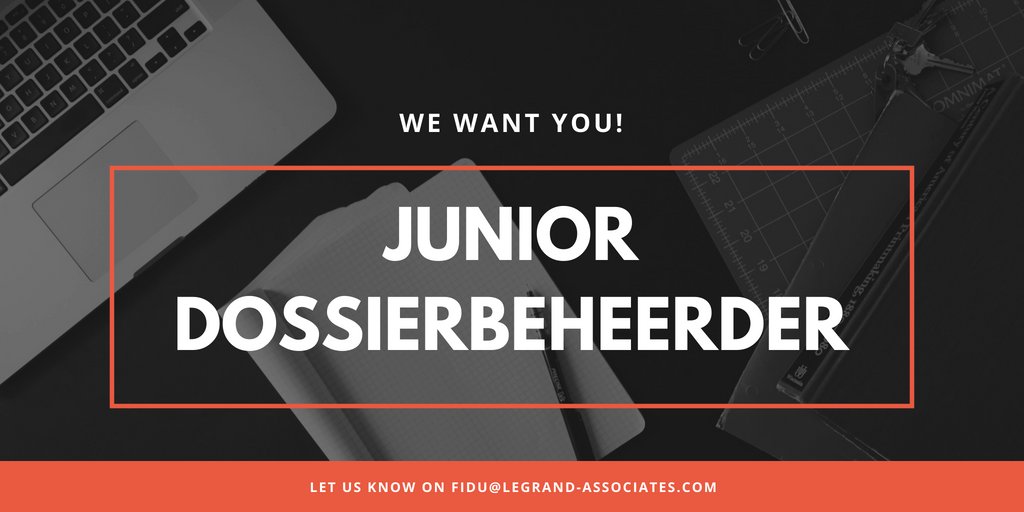 LeGrandandA's tweet photo. Wij zoeken een junior dossierbeheerder te Oudenaarde:
➕Bachelor- of masterdiploma
➕Minstens een jaar ervaring
➕Zelfstandig, gemotiveerd
➕Ambitie om door te groeien
➕Flexibele uren én een mooi loon

https://t.co/K0Uz1ZKGP6 https://t.co/ZG6IuYcM4X