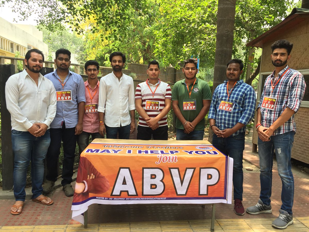 Jaideep Maan On Twitter Help Desk By Abvp At Arts Faculty For