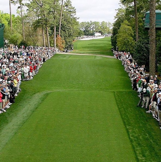 Spitwedge's tweet photo. If you don’t like crowds, then the #Masters is probably not for you 😑 #bitofacrowd #golf #pgagolf #progolf #Augusta #TheMasters https://t.co/rhDmM0EFiK