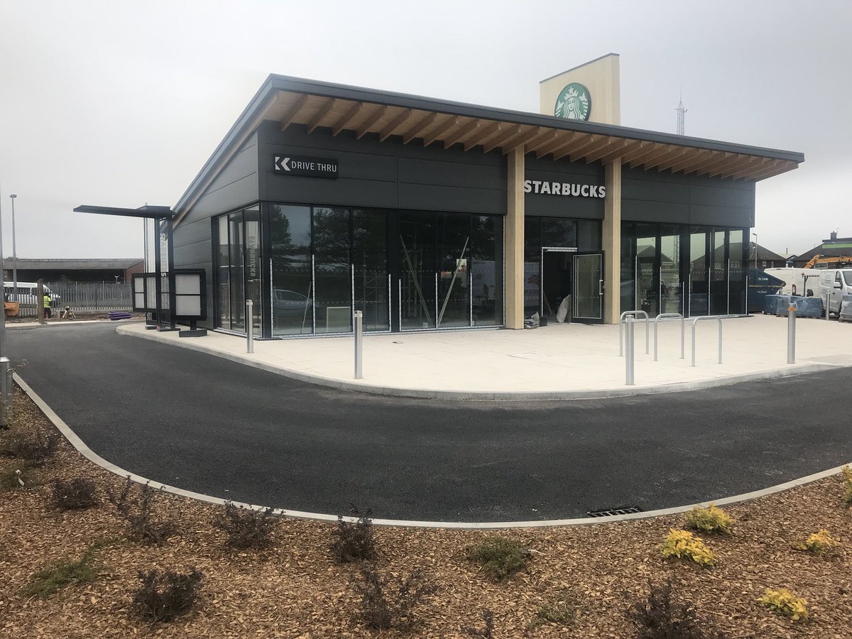 HullThru's tweet photo. Coming along nicely......
#hull #starbucksdrivethru #hull2018 #june #coffee https://t.co/8CSwl3EdpE