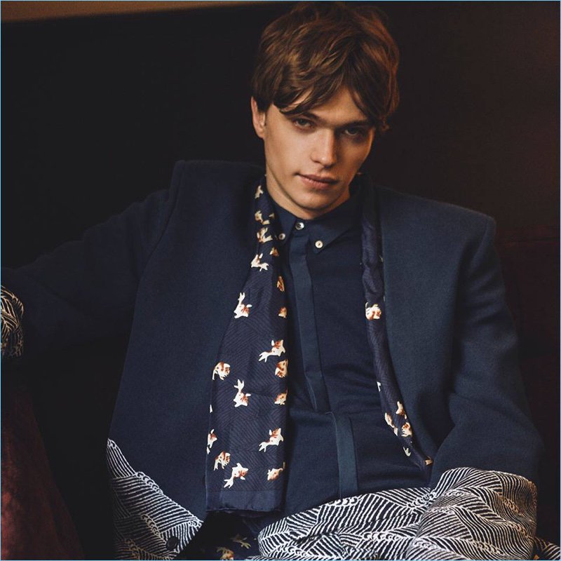 thefashionisto's tweet photo. #JakeLove Cozies Up to Classic Knits for #JohnSmedley Spring '18 Campaign #SS18 https://t.co/MyMorLLSQa https://t.co/oZj2ei8ble