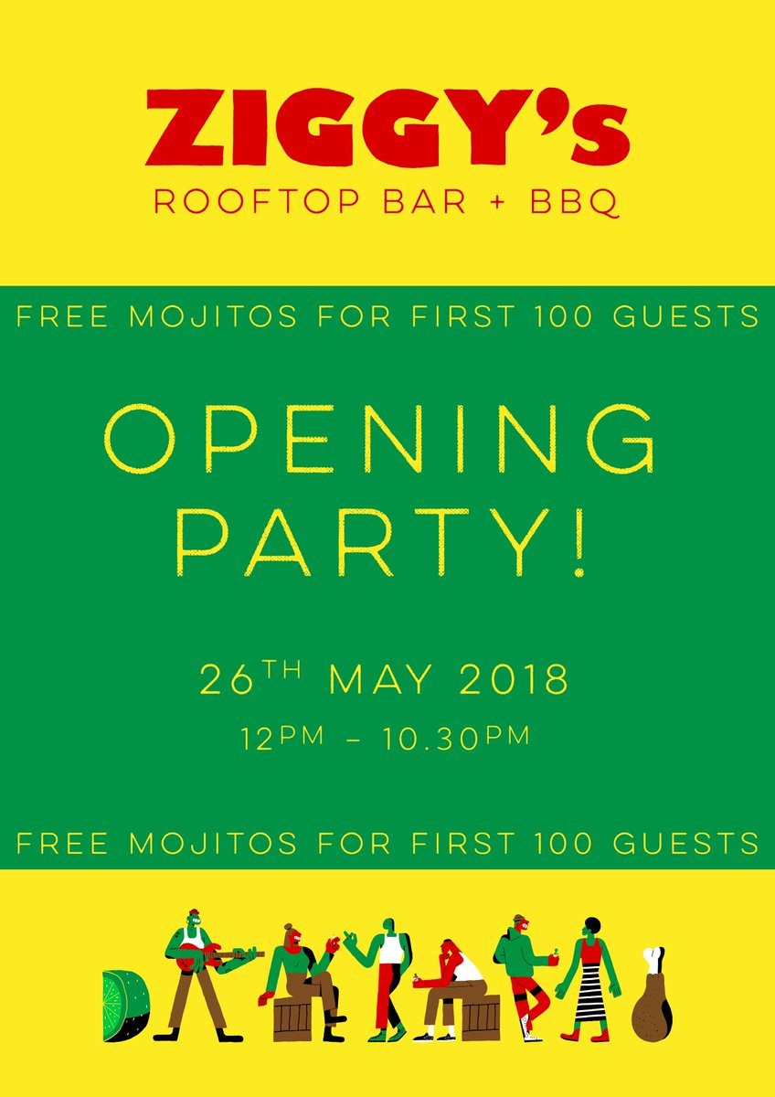 FREE MOJITOS?! Don't miss Ziggy's Opening Party! 🍋 #Margate