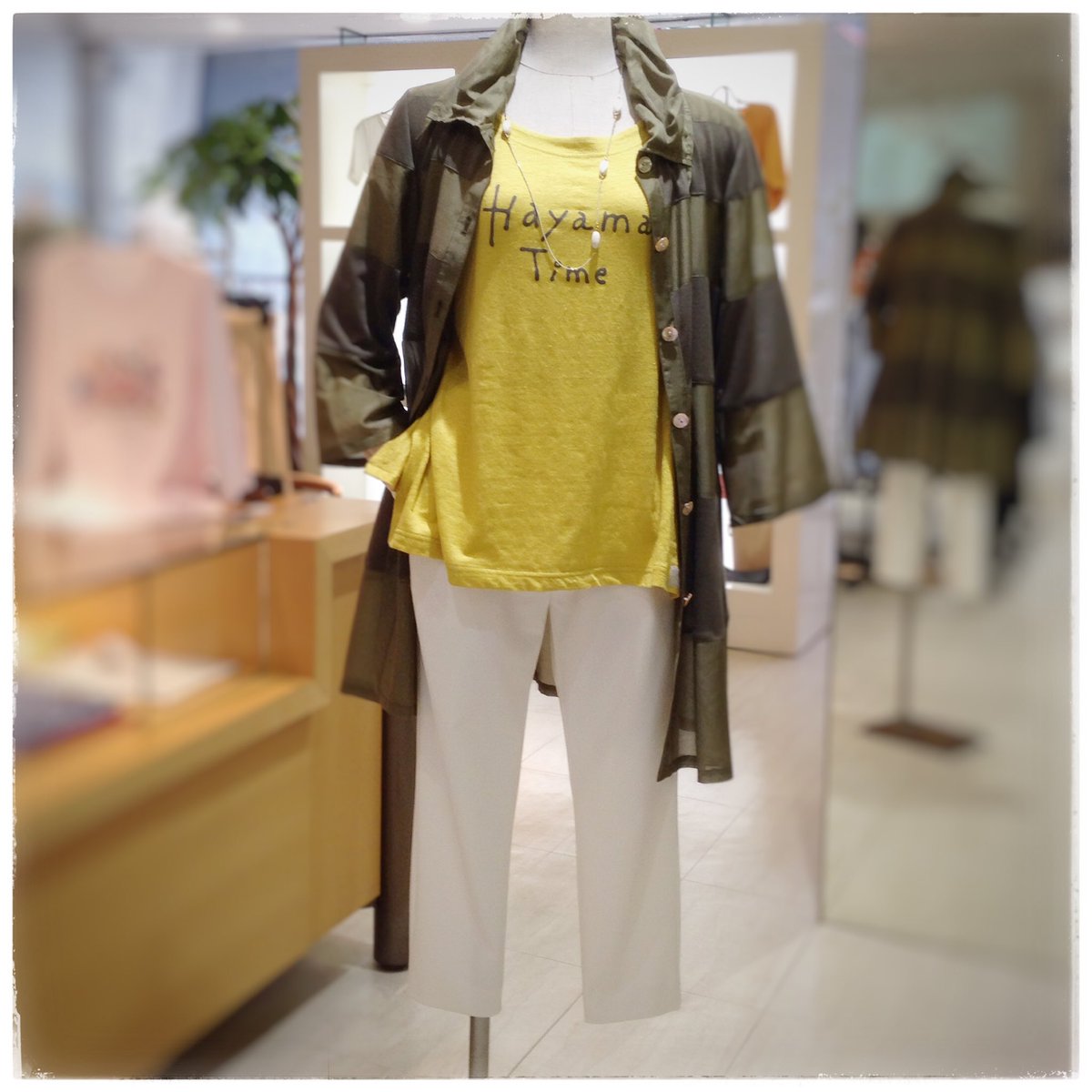 天然素材のおしゃれな服