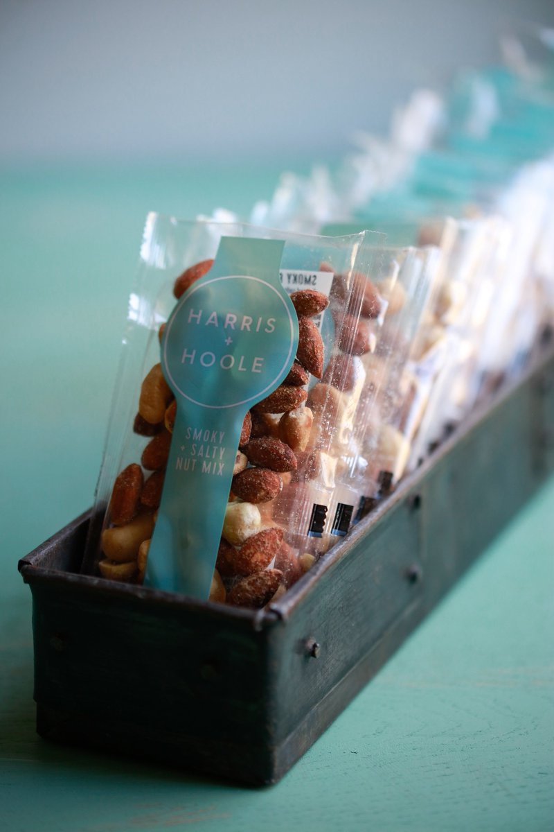 Healthy and delicious snacking option Smokey and Salted Nut Mix. They're packed with roasted salted cashews, hazelnuts + almonds, something to cure those mid-meal blues.