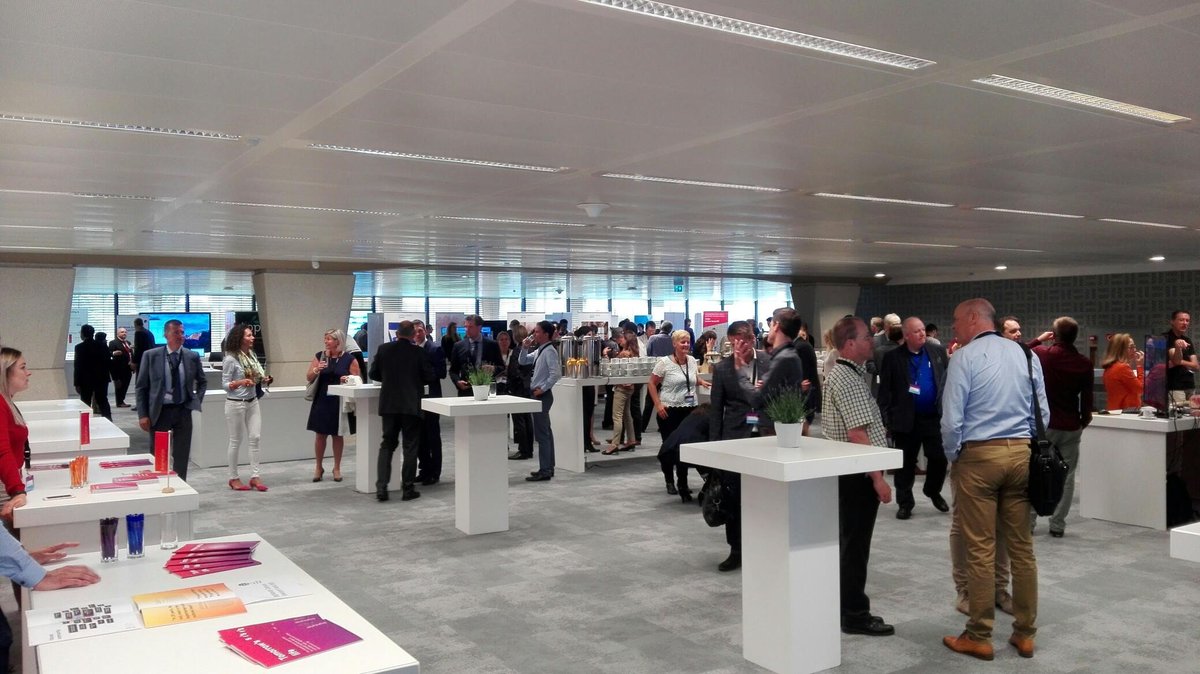 BL_SSC's tweet photo. We are off and running! The new community floor at the @BL_SSC in #Heerlen is the setting for innovation and inspiration! Right now, we are starting #Brightlands talks with amongst others @emileroemer, @Akkerjoost  and many more inspiring speakers! Stay tuned for more https://t.co/MYBl17JCf5
