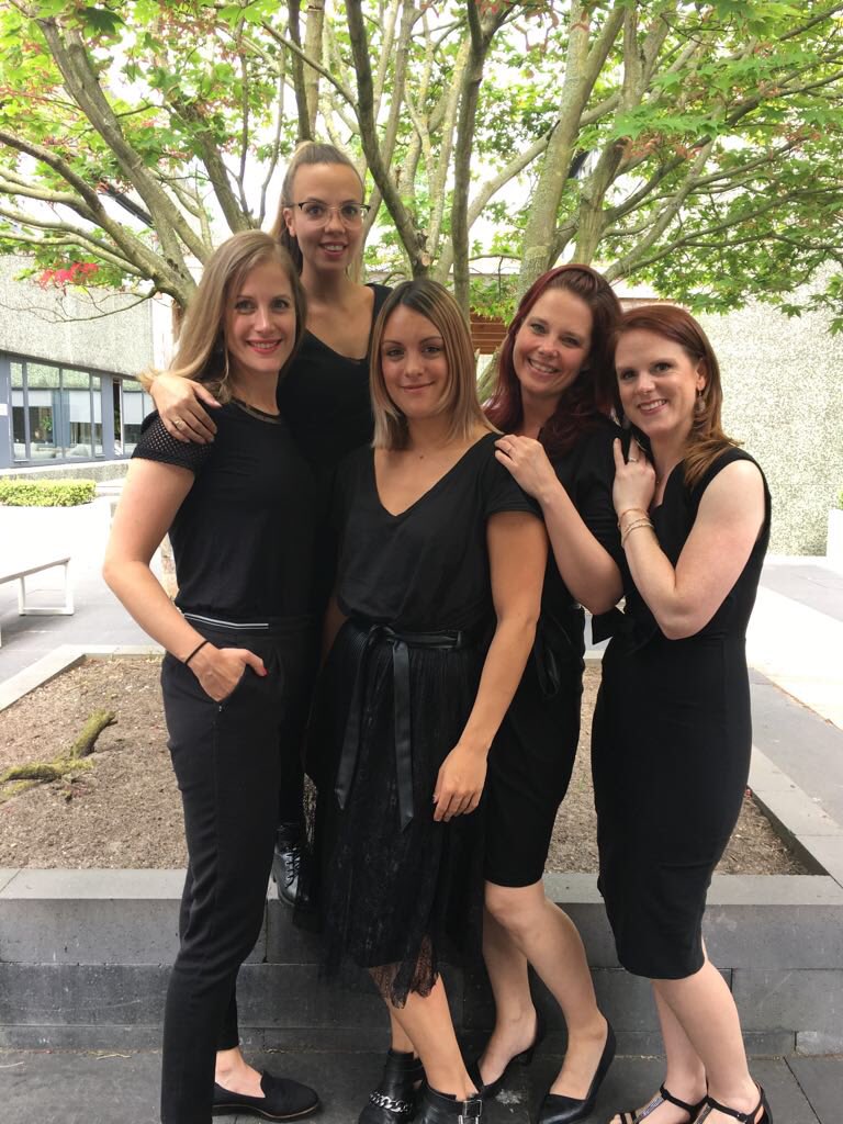 Dream team. TA's region 3 #Hunkemoller #HKMfun #angels