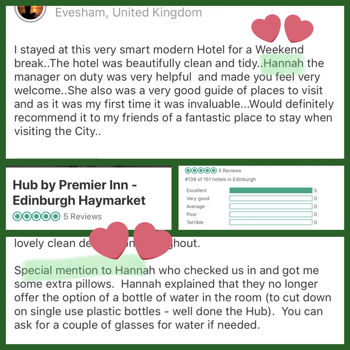 Opened exactly 20days ago not sure what kind of magic our star Hannah is using but it works☺️
5 reviews 5 stars everywhere 2 name mention...what else is there to ask for? Nothing is too much #hub10 #flairnformula #WeHaveTheBestTeam 💪🏻 <a href="/SDEBDD/">simon ewins</a>