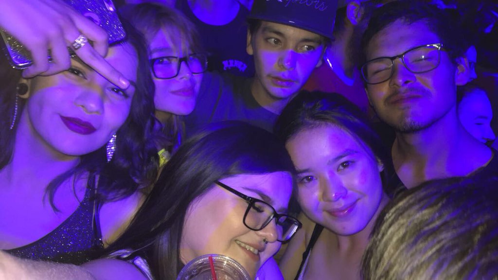Tayliew1's tweet photo. Good fucking time at the @russdiemon concert tonight 😭❤️😇 https://t.co/4drSuDqOXY