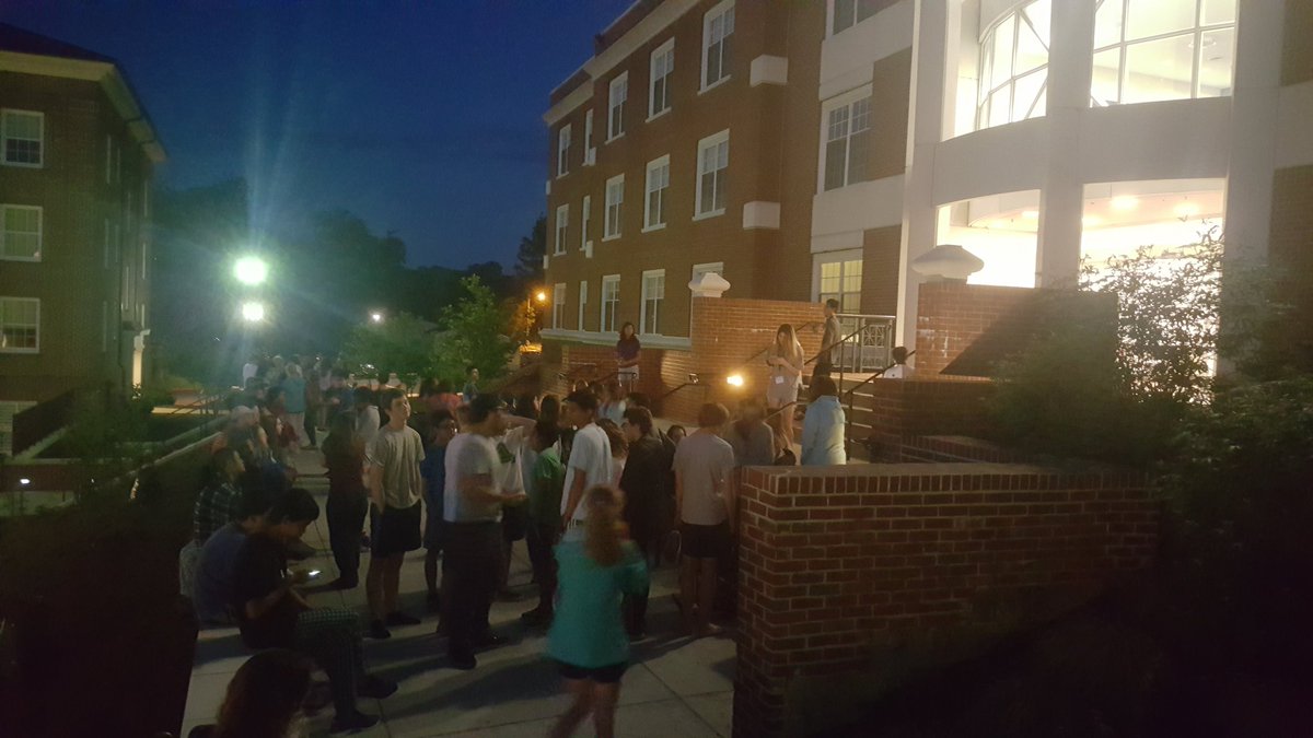 2nd middle of the night fire alarm in two days... #VJAS2018