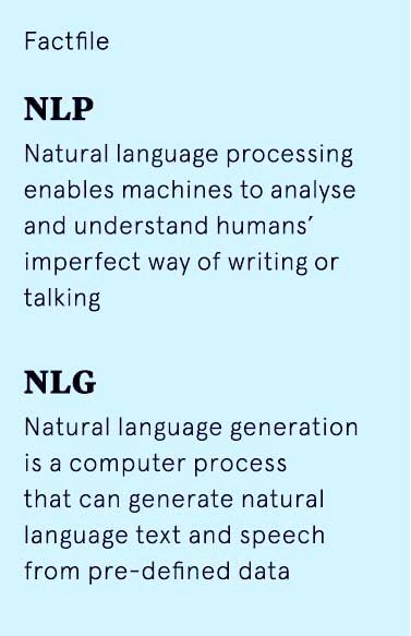 EvanKirstel's tweet image. Want to know how #Alexa talks back? The secret is NLG &amp;gt; snip.ly/my4su #naturallanguagegeneration #nlg #artificialintelligence