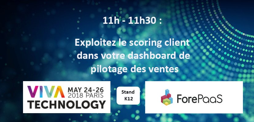 ForePaaS_fr's tweet photo. [#Vivatech] Animation pour bénéficier du pouvoir de la segmentation client dans le cadre du pilotage de votre activité commerciale - ça commence sur le stand K12 ! #scoringclient #customersegmentation #data https://t.co/XPafPtwboQ