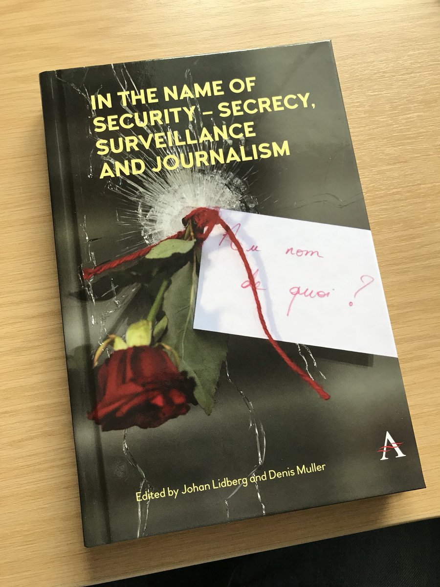 TrevorMcCrisken's tweet photo. Print copy has arrived! #inthenameofsecurity #drones #dronejournalism #internationalsecurity #security @PAISWarwick @warwicknewsroom Thanks to our great editor @johanBalance https://t.co/NoLDVgkKCV