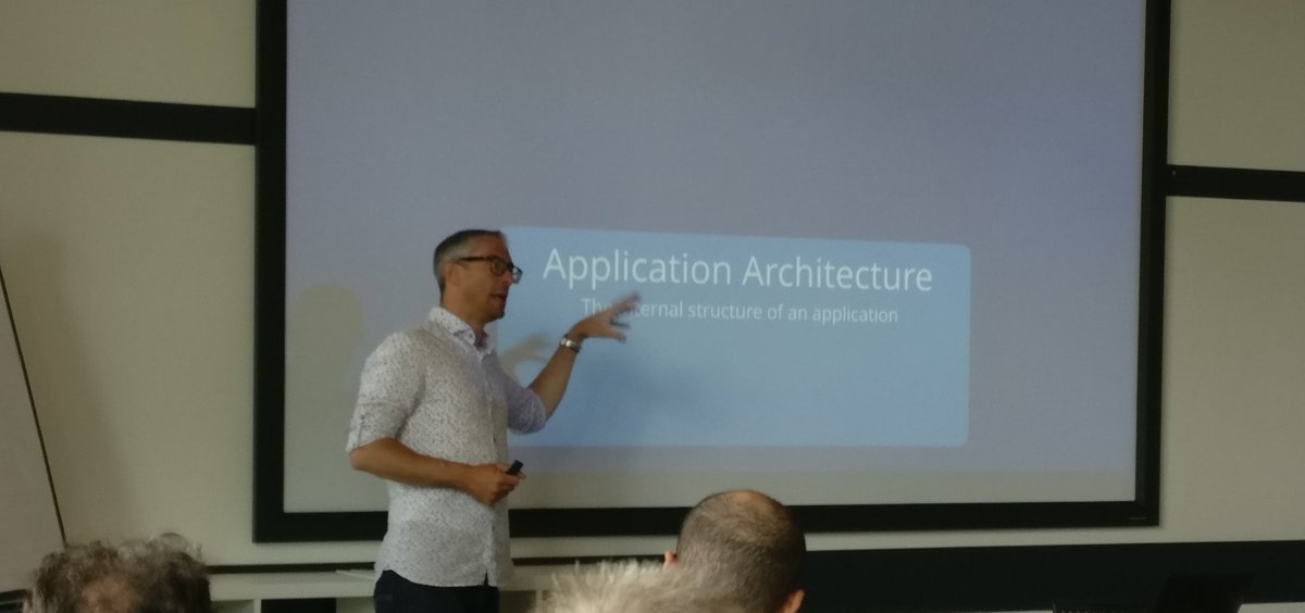 cpramod's tweet photo. Simon back with us.. at the Philips Software Conference, this time in Eindhoven... talking about Software architecture for developers and the C4 model..
#PhilipsSoftwareConference
#PhilipsSWC https://t.co/pfJ586cQnr