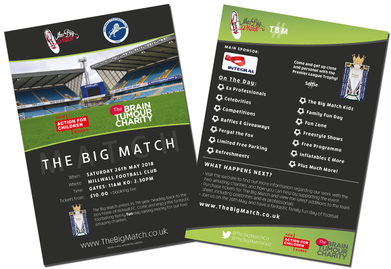 MillwallFC's tweet photo. 🎟

@TheBigMatchCo takes place at The Den this Saturday!

Secure your ticket ➡️ https://t.co/ZYVmd57Ee0 

#Millwall 🦁 https://t.co/PSExJBVuZy