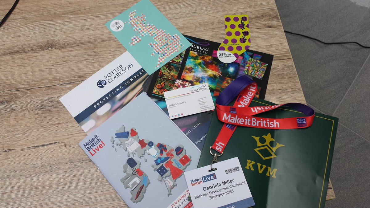 I truly enjoyed the trade show #MakeitBritish and here is my wonderful collection of the companies I was communicating with. Great insights and so much positivity for the future!