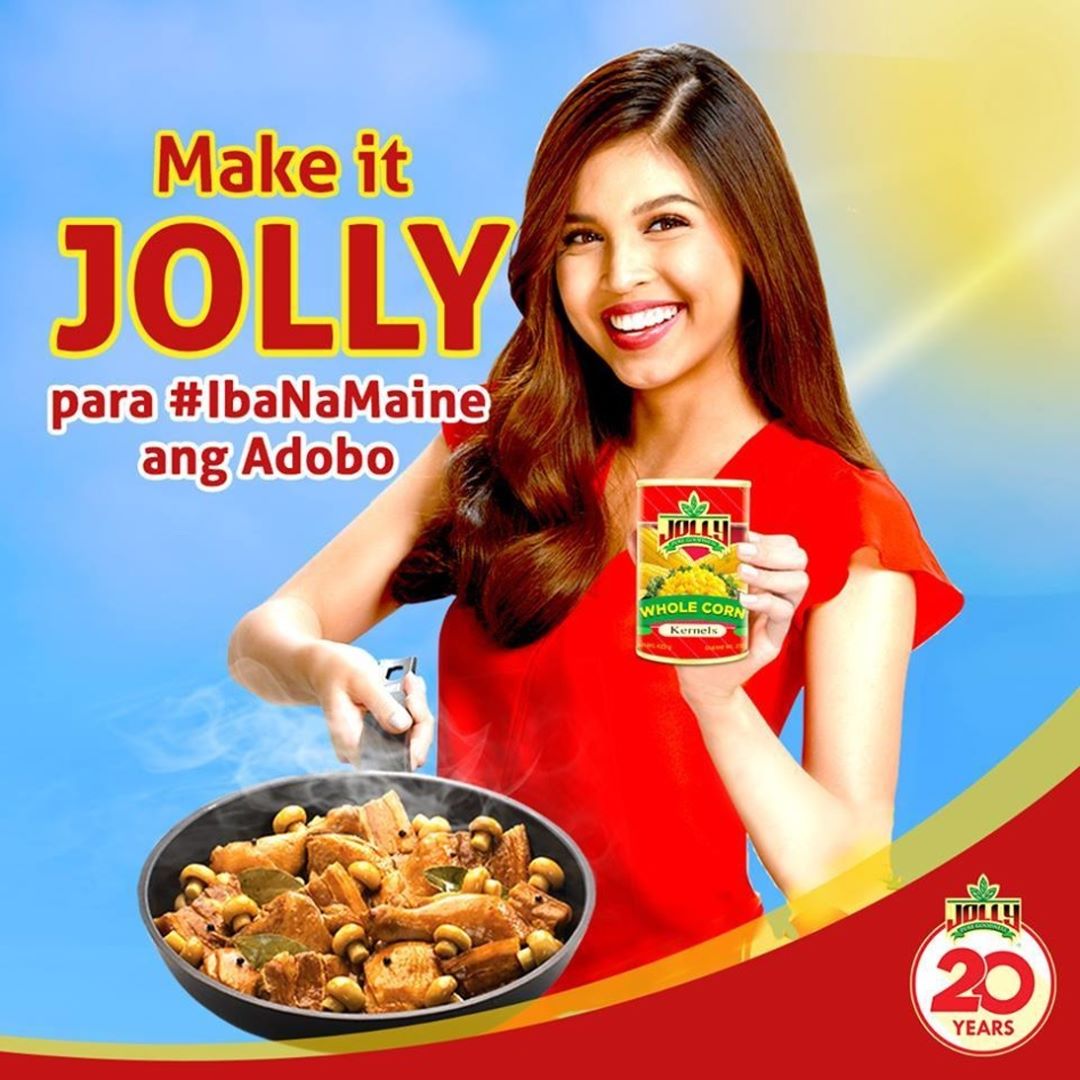mainearchive's tweet photo. @jollyeatsPH Gawing Jolly ang family lunch and dinner. Idagdag ang Jolly Mushrooms sa Adobo para #IbaNaMaine sa sarap ang ulam ng pamilya. #MakeItJolly https://t.co/0Fb4npXk2e