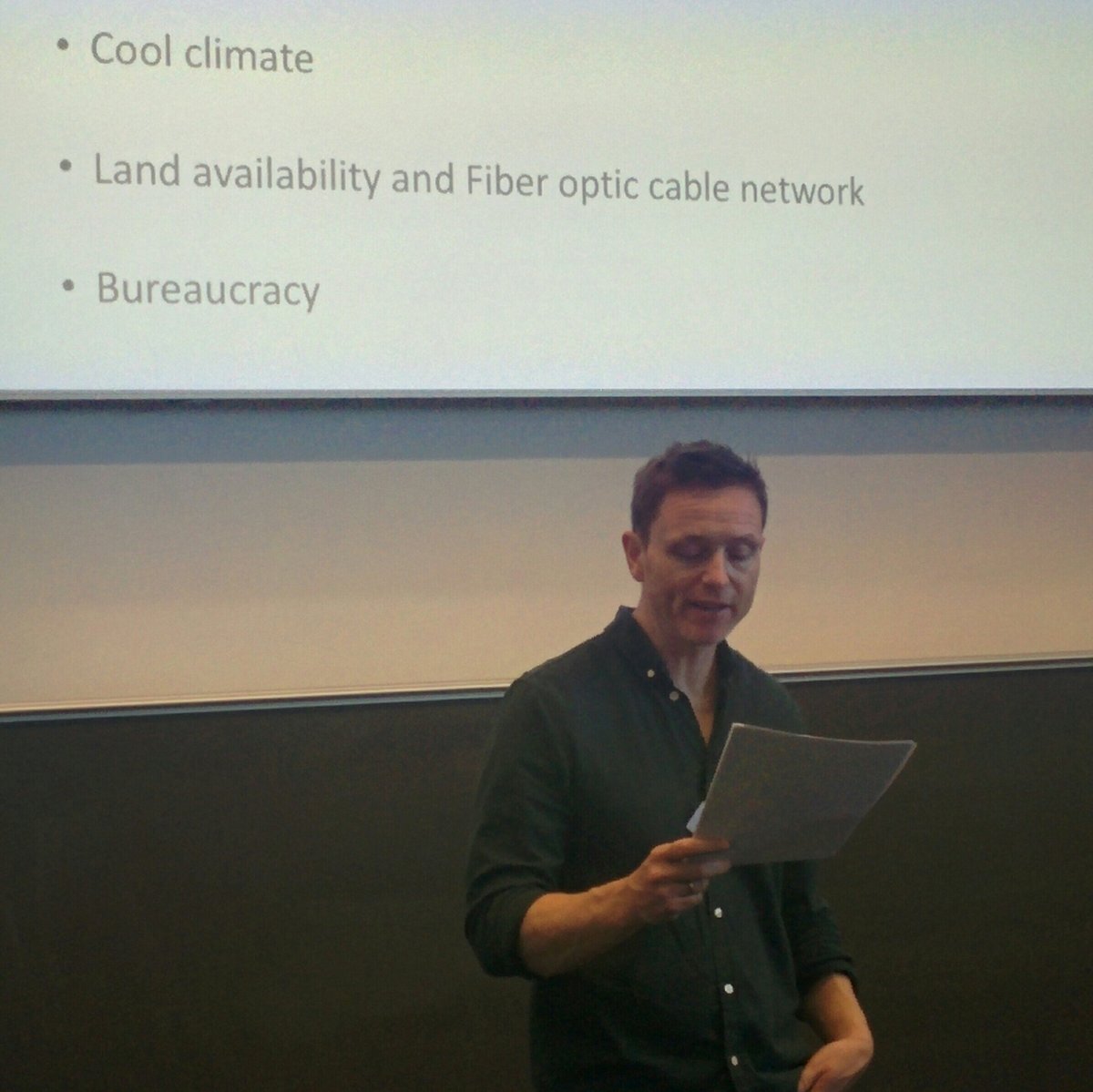 DaR_ITU's tweet photo. "Promisory Collaborations – #BigTech #Datacenters and the State", @james_maguire56 presenting at #DASTS18. #dataasrelation https://t.co/ypQKSZGh0a