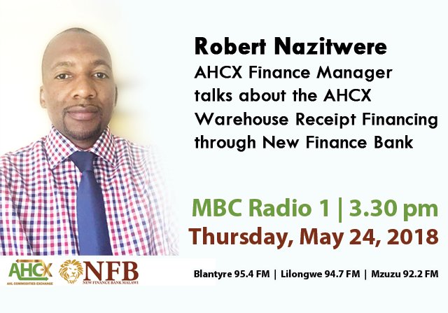 AHCX_MW's tweet photo. #AHCXFNB OnAir #WarehouseReceiptFinancing
MBC Radio 1 @ 15.30, Thursday, May 24, 2018 https://t.co/iZPda36M8J