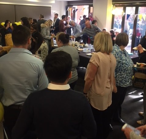BentleysPerth's tweet photo. What a turn out! Over 200 people, $9k raised for @CancerCouncilWA #biggestmorningtea DONATE https://t.co/AKkWHoamu5 #CCF #CountFoundation https://t.co/bOjc3Yohu3